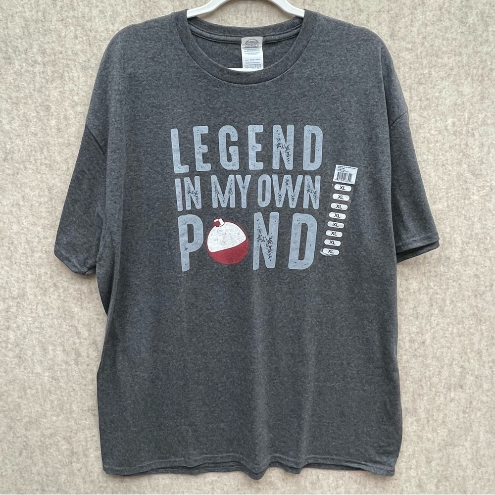 Men's Graphic "Legend in My Own Pond" XL - Picture 1 of 5